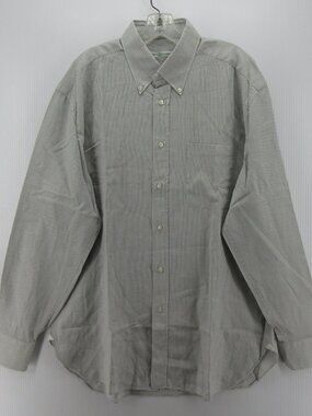 Luigi Borrelli Shirt 17 Button Down Micro Check Classic Woven Italy